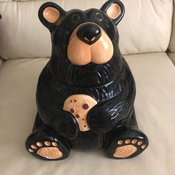 BEARFOOTS  CERAMIC  COOKIE JAR - Picture 5 of 14